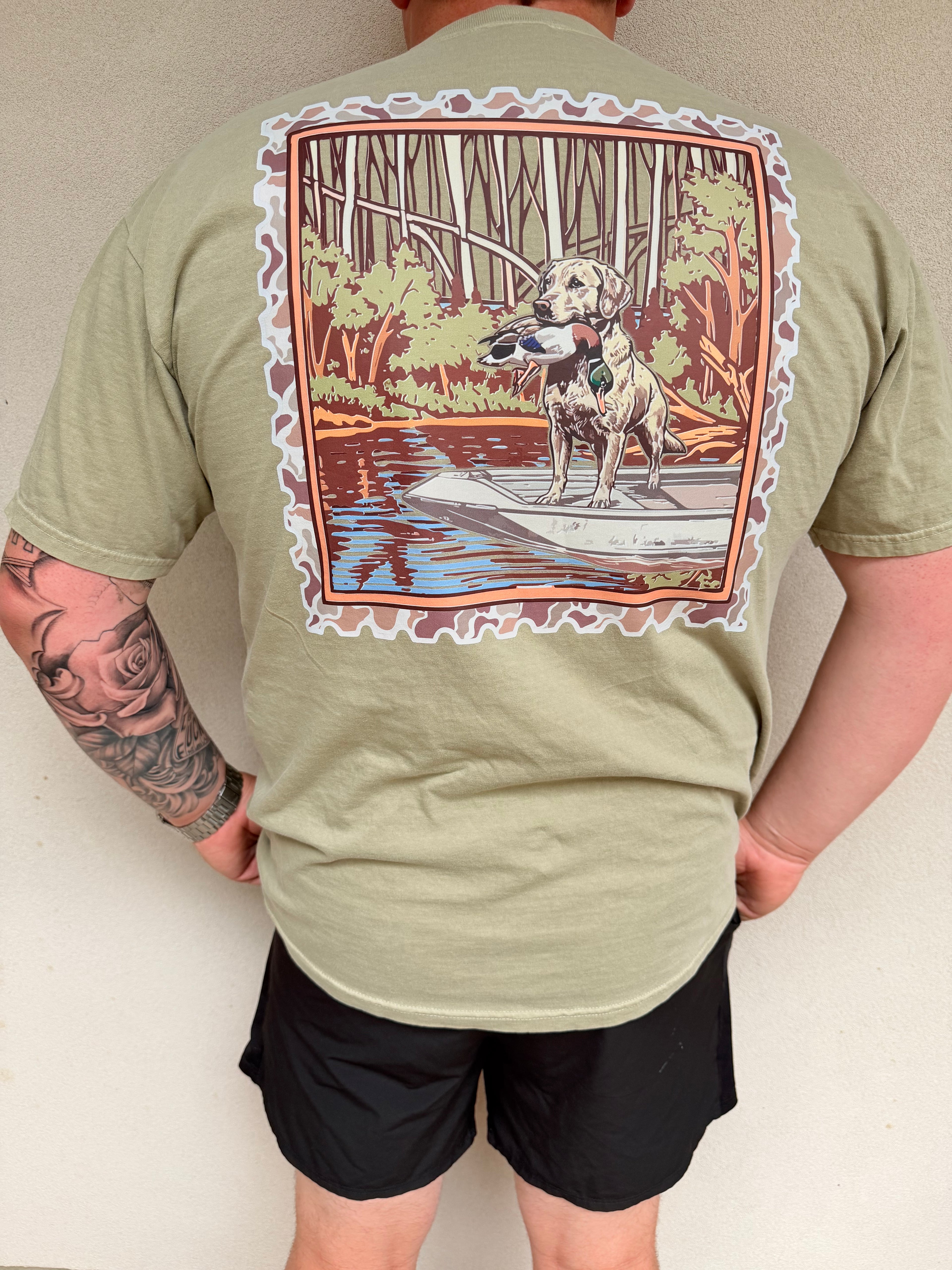 RT Pocket T-shirt-DUCK STAMP