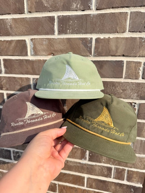 Rustic Threads Logo Hat-SAGE
