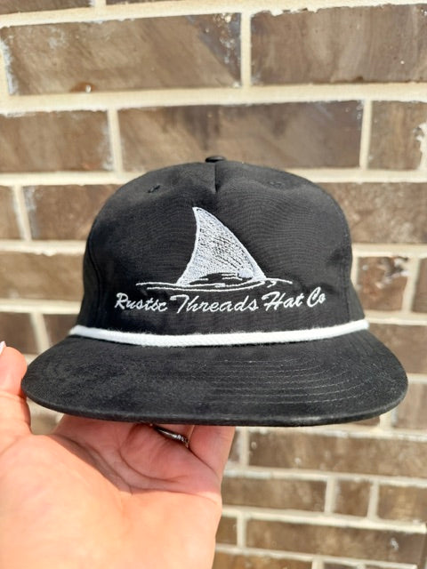 Rustic Threads Logo Hat-BLACK